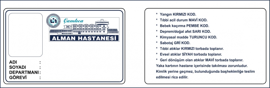 HASTANE KARTLARI